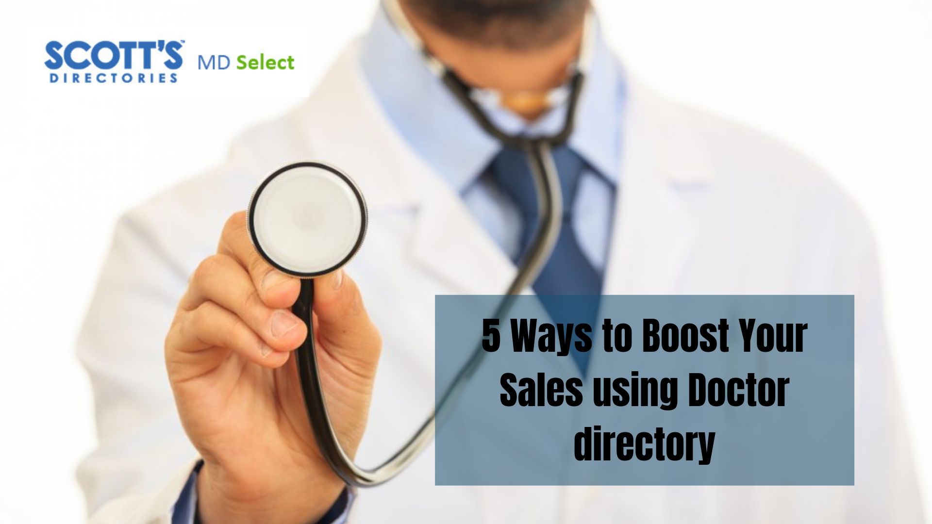 5 Ways to Boost Your Sales using Doctor directory